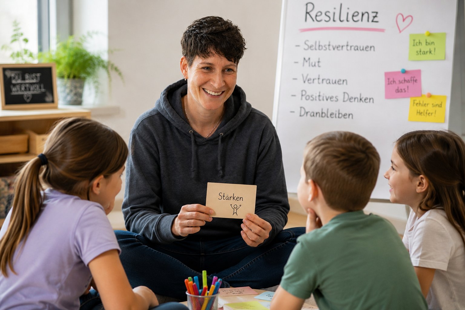 resilienztrainerin mit kindern web